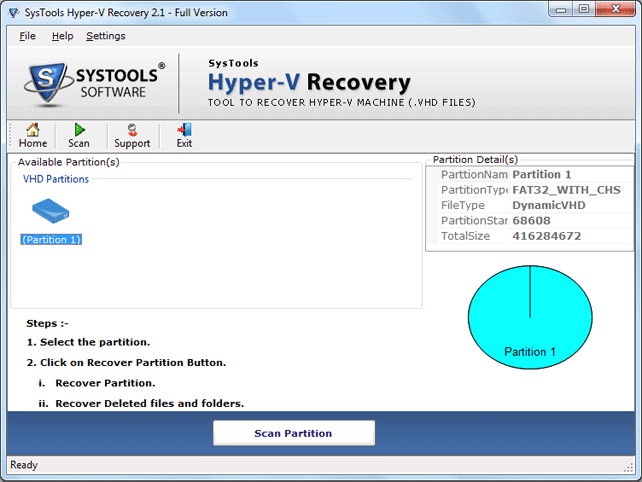Restore Hyper-V Virtual Machine Data 2.1