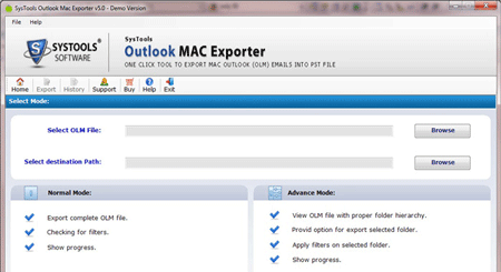 Outlook OLM to PST Select