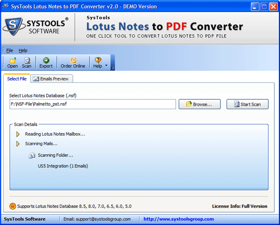 Lotus Notes to PDF Utility 2.0