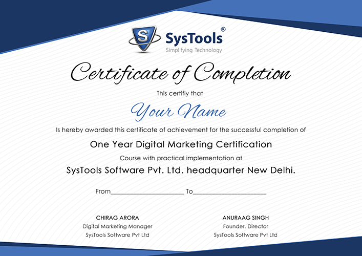 digital marketing diploma certificate in seoclick